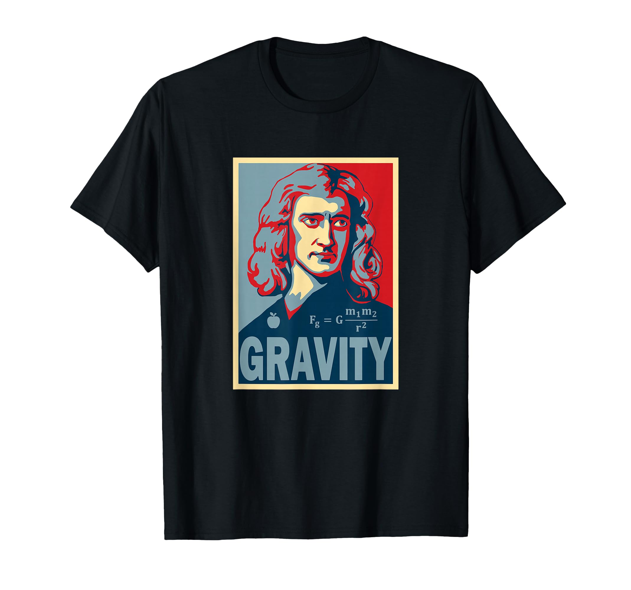 Isaac Newton Pop Art T-Shirt - Novelty Apparel Unisex - T-Shirt, Sweatshirt, Hoodie