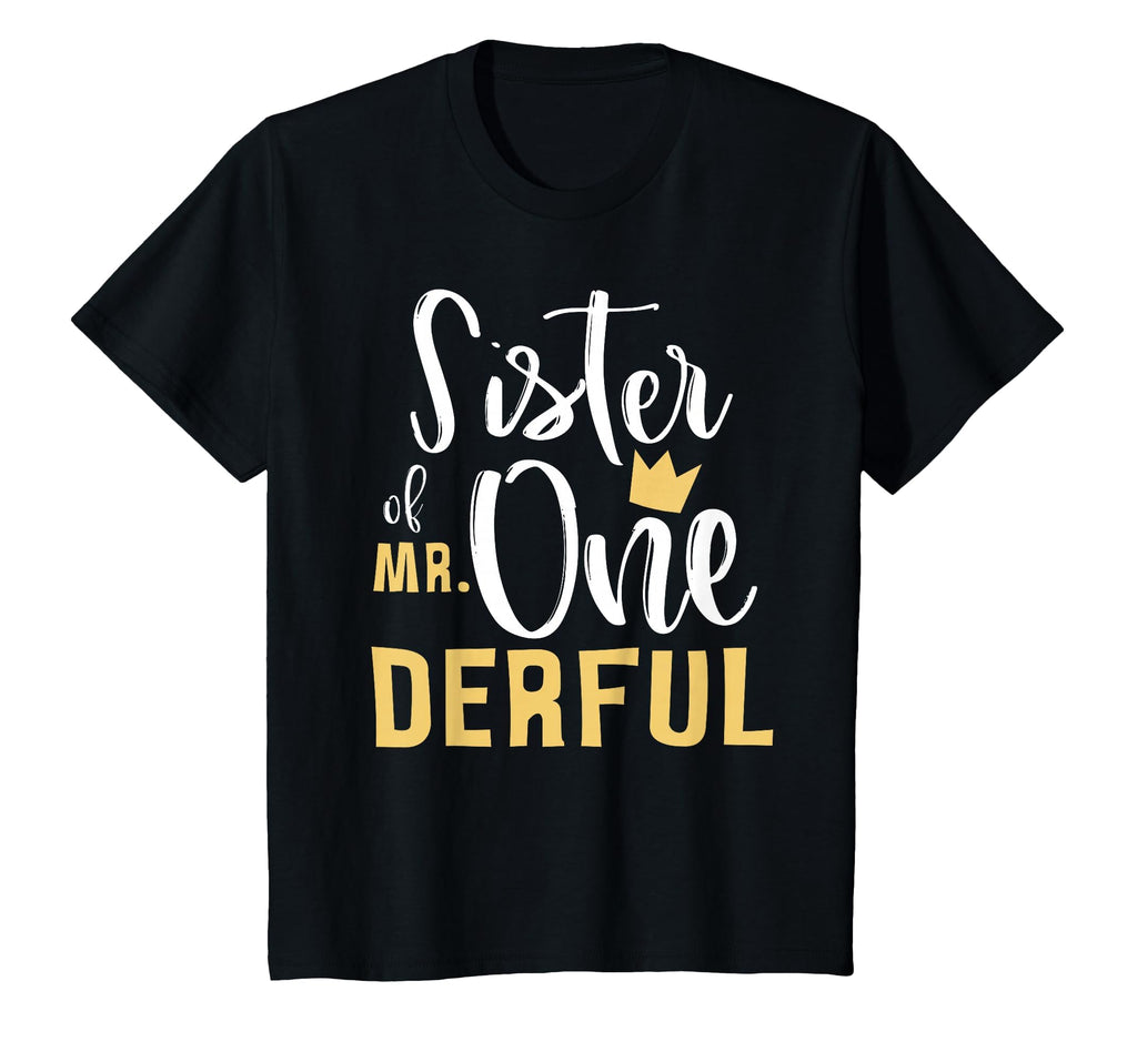 Sister Mr Onederful 1St Birthday 1 T-Shirt - Aesthetic Graphic for Adults - T-Shirt, Sweatshirt, Hoodie