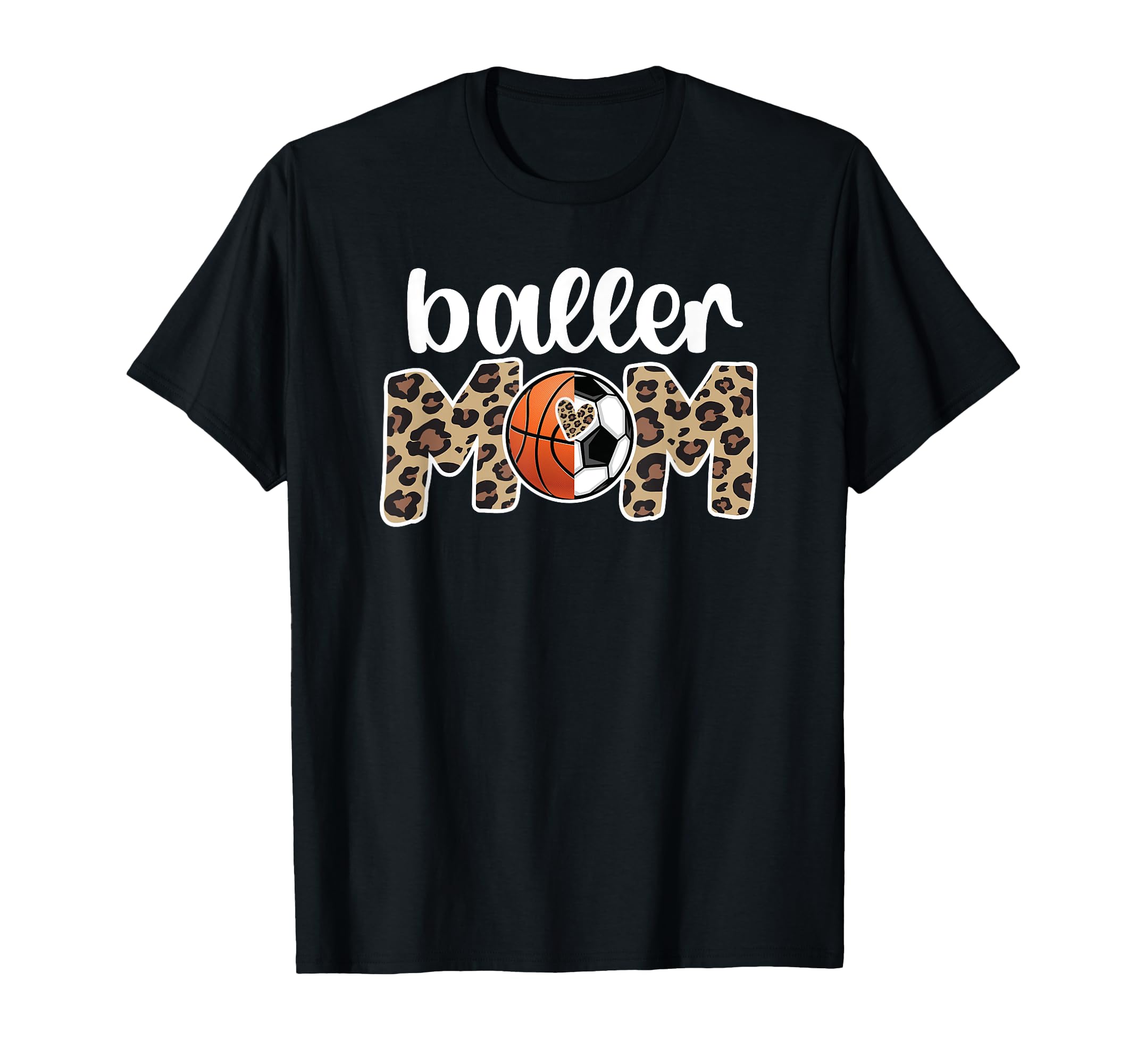 Baller Mom Proud Basketball Soccer T-Shirt - Unique Graphic Men Women - T-Shirt, Sweatshirt, Hoodie