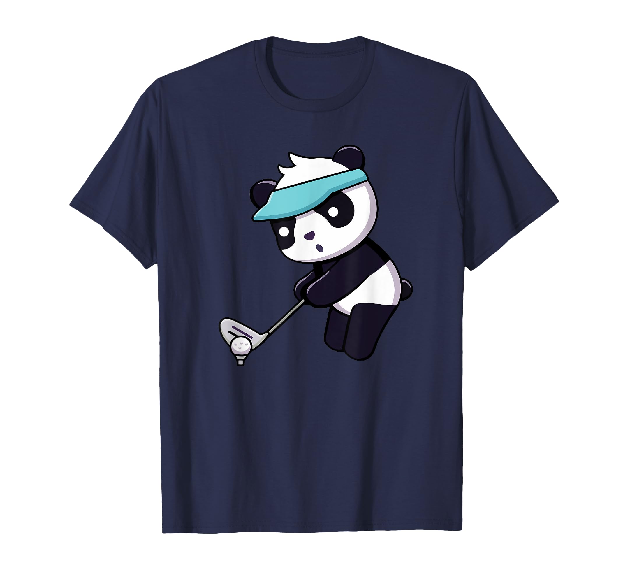 Panda Playing Golf Funny Animal Golfer T-Shirt - Novelty Apparel Unisex - T-Shirt, Sweatshirt, Hoodie