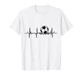 Beach Soccer Heartbeat T-Shirt - Unique Graphic Unisex - T-Shirt, Sweatshirt, Hoodie