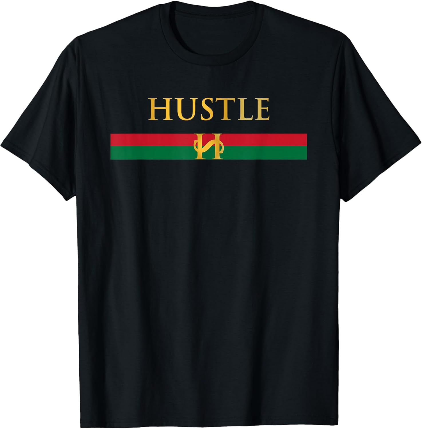 Hustle Designer Logo - Adult & Kids T-Shirts, Sweatshirts & Hoodies apparel design preview 1