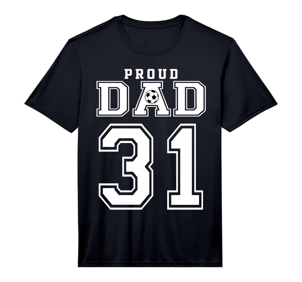 Number 31 Custom Proud Soccer T-Shirt - Fun Novelty Design for Adults - T-Shirt, Sweatshirt, Hoodie