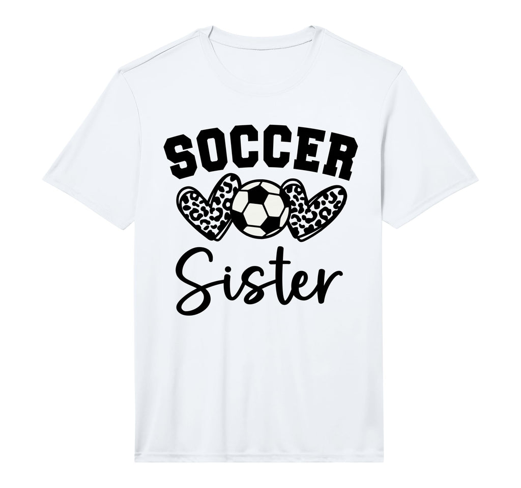 Soccer Sister Matching Family Soccer T-Shirt - Novelty Apparel Unisex - T-Shirt, Sweatshirt, Hoodie