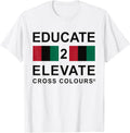 Educate 2 Elevate Retro Graphic 1990's Urban Vintage - Adult & Kids T-Shirts, Sweatshirts & Hoodies apparel design preview 1
