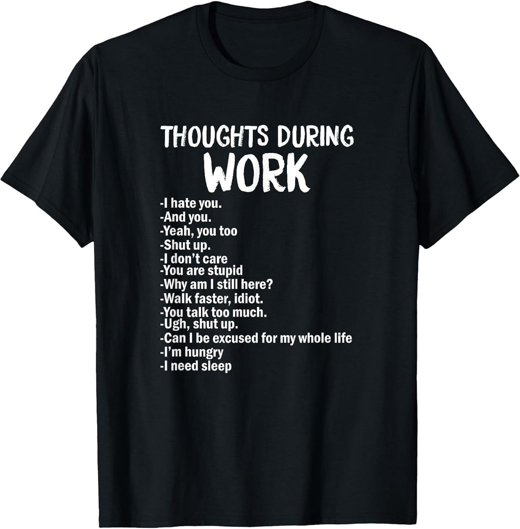 Funny Sarcastic Hate Work - Adult & Kids T-Shirts, Sweatshirts & Hoodies apparel design preview 1
