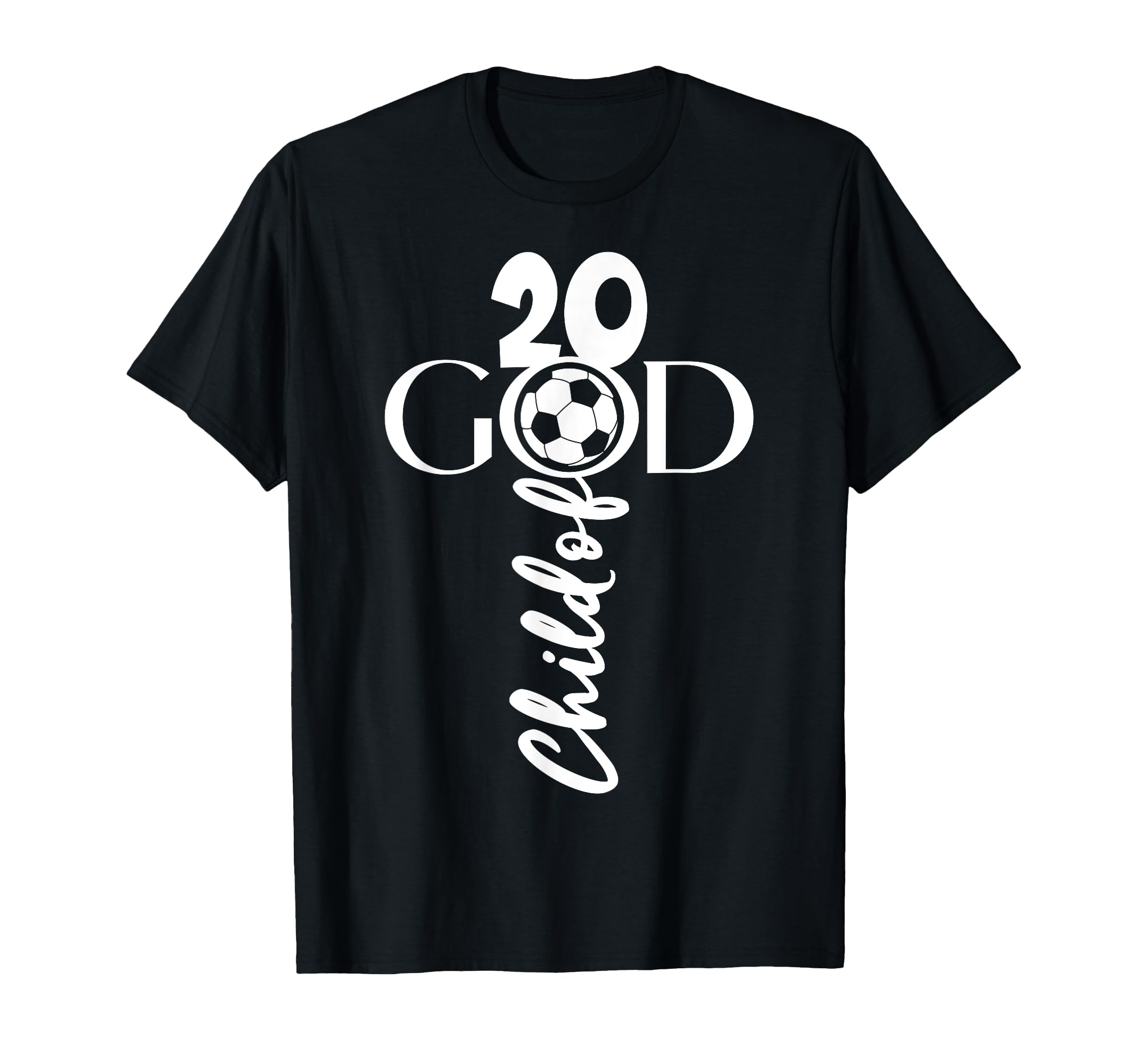 Jesus Christ 20 Years Child God Soccer T-Shirt - Unique Graphic for Adults - T-Shirt, Sweatshirt, Hoodie