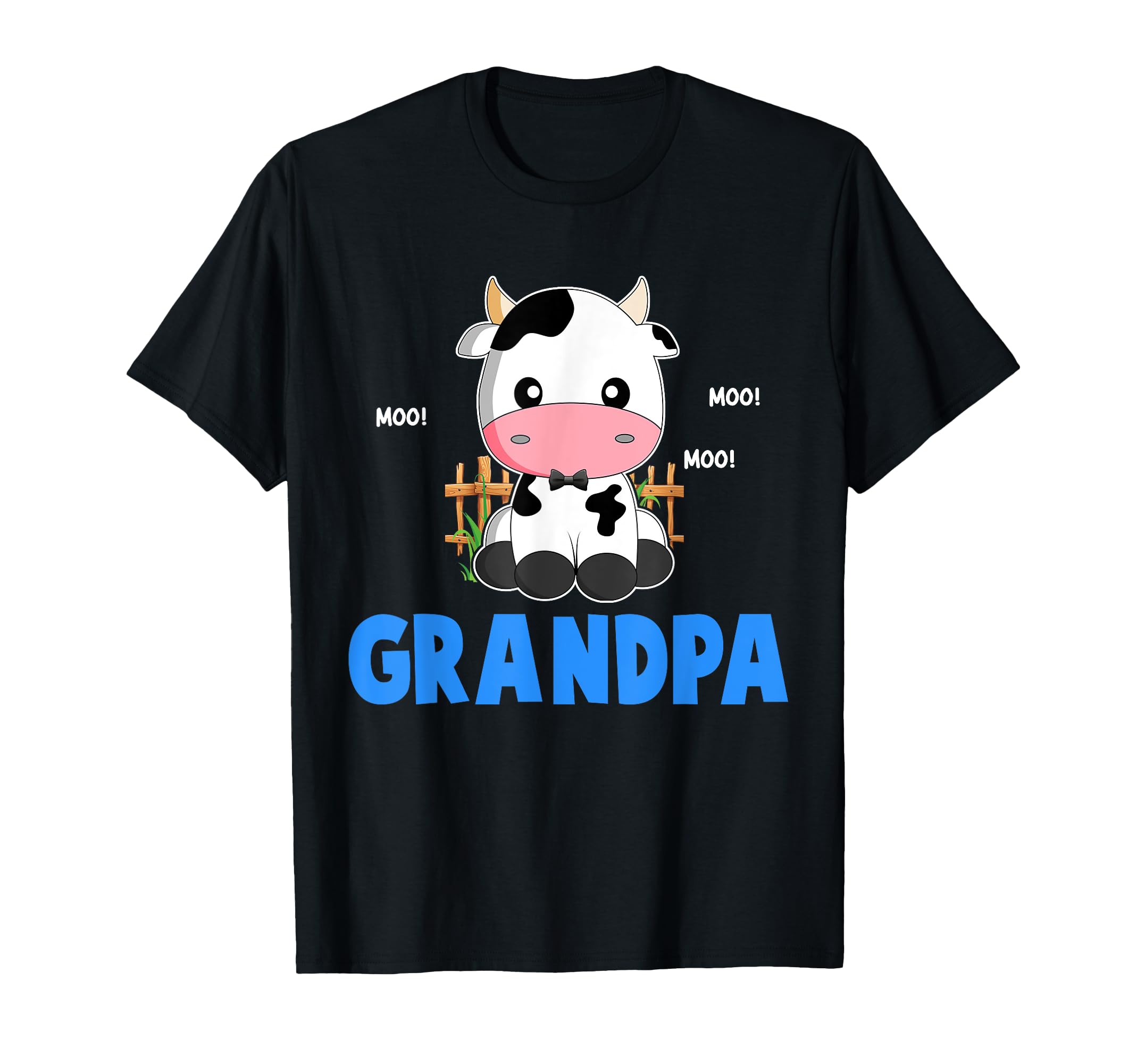 Funny Grandpa Cow Cow Farmer Birthday T-Shirt - Unique Graphic Unisex - T-Shirt, Sweatshirt, Hoodie