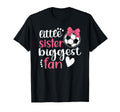 Little Sister Biggest Fan Soccer T-Shirt - Custom Art Print Men Women - T-Shirt, Sweatshirt, Hoodie
