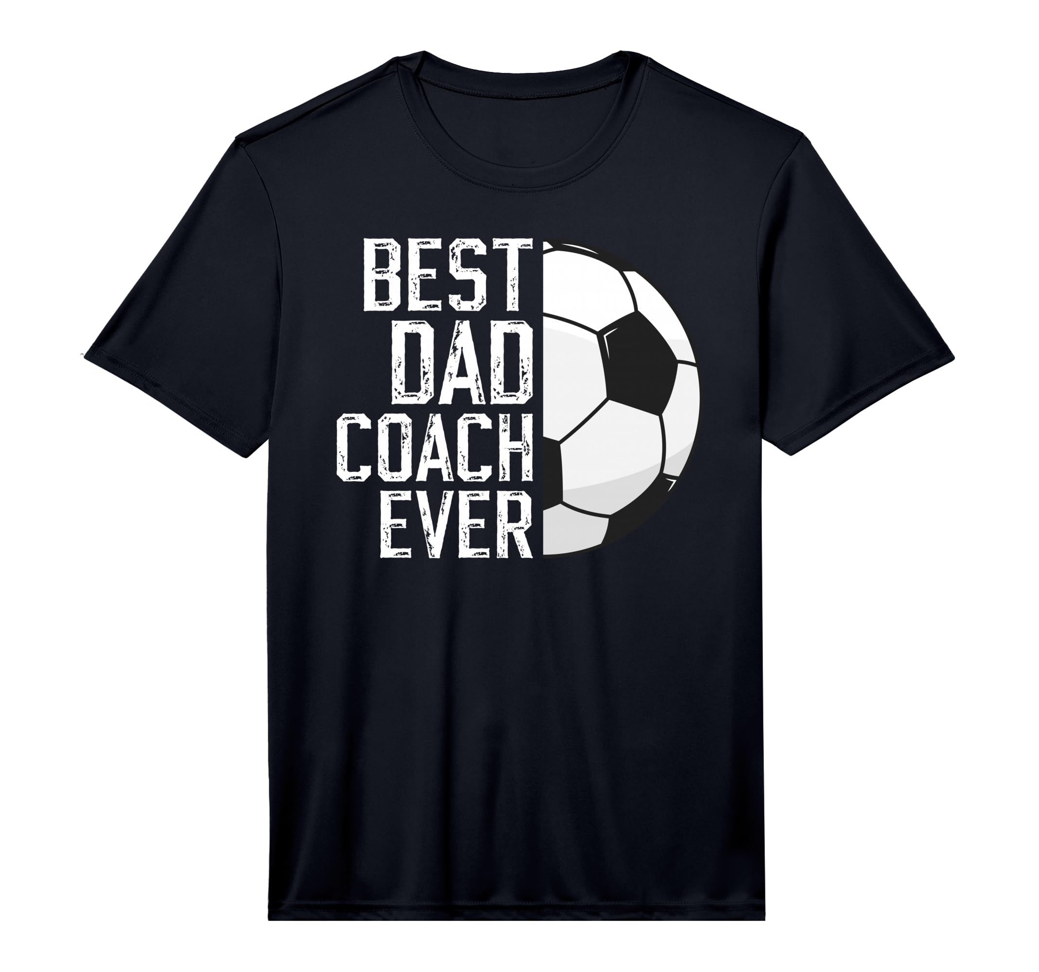 Mens Best Dad Coach Ever Soccer Coach T-Shirt - Graphic Print Unisex - T-Shirt, Sweatshirt, Hoodie
