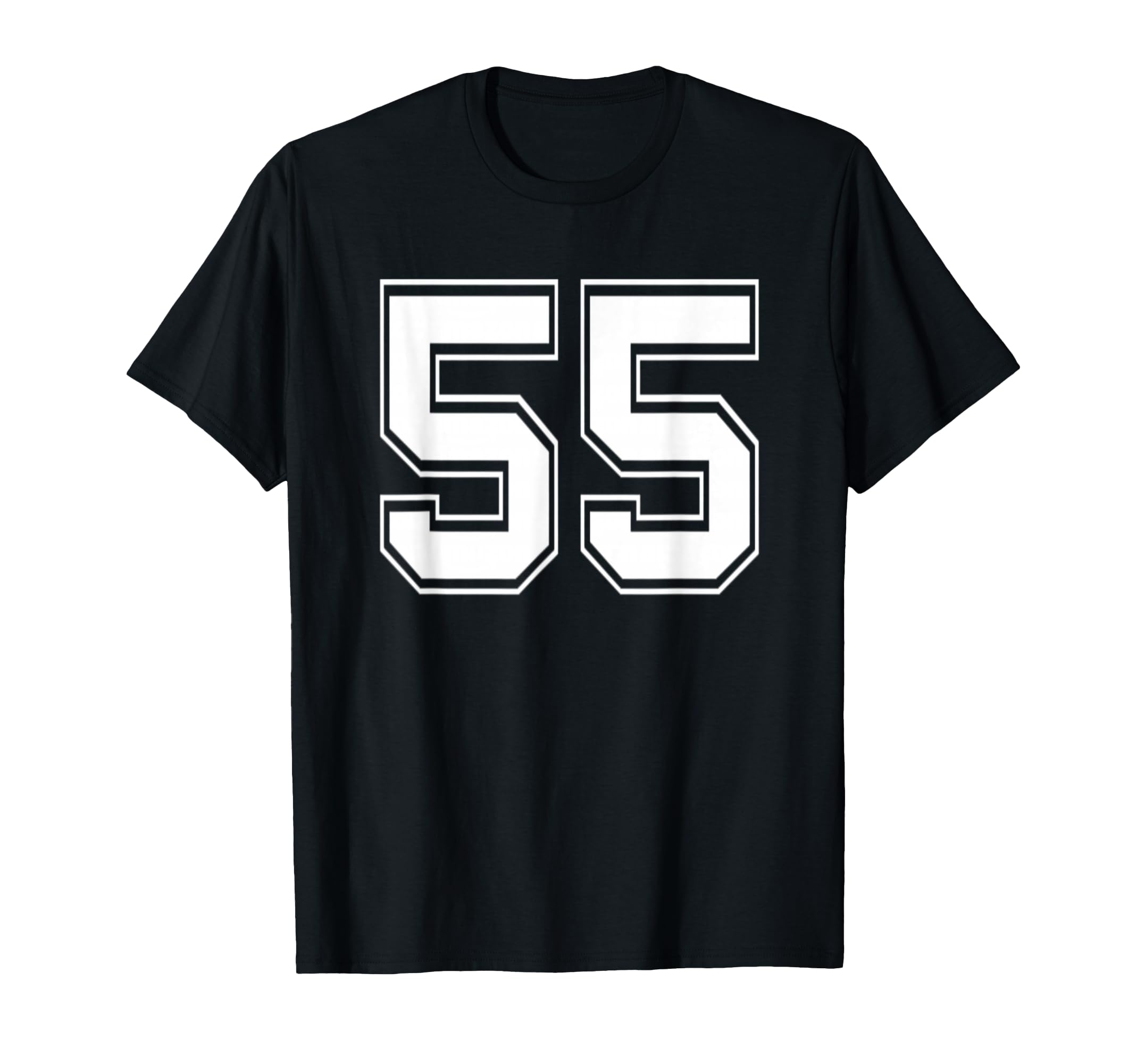 Number 55 Baseball Football Soccer T-Shirt - Aesthetic Graphic Men Women - T-Shirt, Sweatshirt, Hoodie