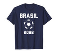 World Cup 2022 Brazil Soccer Ball T-Shirt - Minimalist Print Unisex - T-Shirt, Sweatshirt, Hoodie
