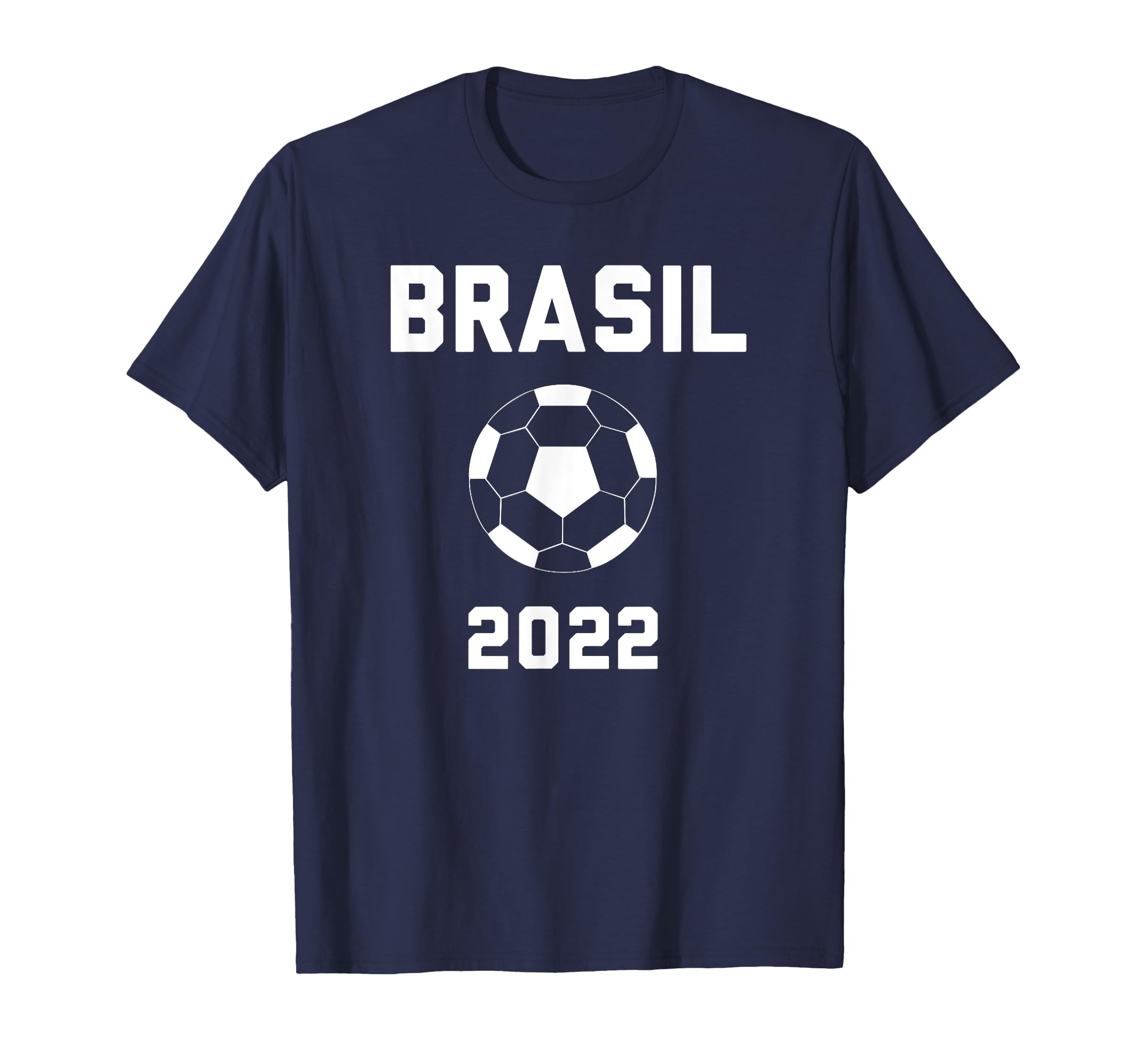 World Cup 2022 Brazil Soccer Ball T-Shirt - Minimalist Print Unisex - T-Shirt, Sweatshirt, Hoodie