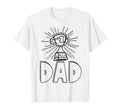 Mens 1 Dad Coloring Diy Fathers Day Gift T-Shirt - Unique Graphic Unisex - T-Shirt, Sweatshirt, Hoodie