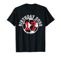 17 Year Old 17Th Birthday Dude Soccer Bday T-Shirt - Unique Graphic Unisex - T-Shirt, Sweatshirt, Hoodie