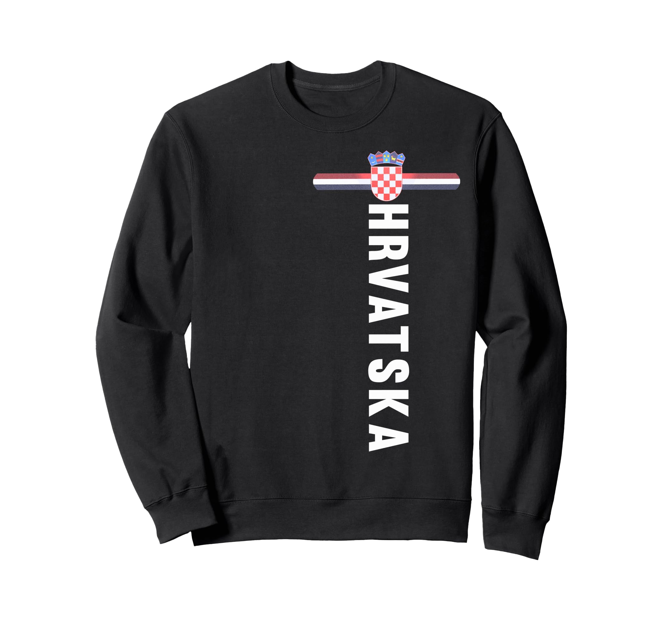Croatian Language Sports Flag And Sweatshirt - Minimalist Print Unisex - T-Shirt, Sweatshirt, Hoodie
