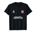 Croatia Team Sports Number 11 Soccer T-Shirt - Unique Graphic Unisex - T-Shirt, Sweatshirt, Hoodie