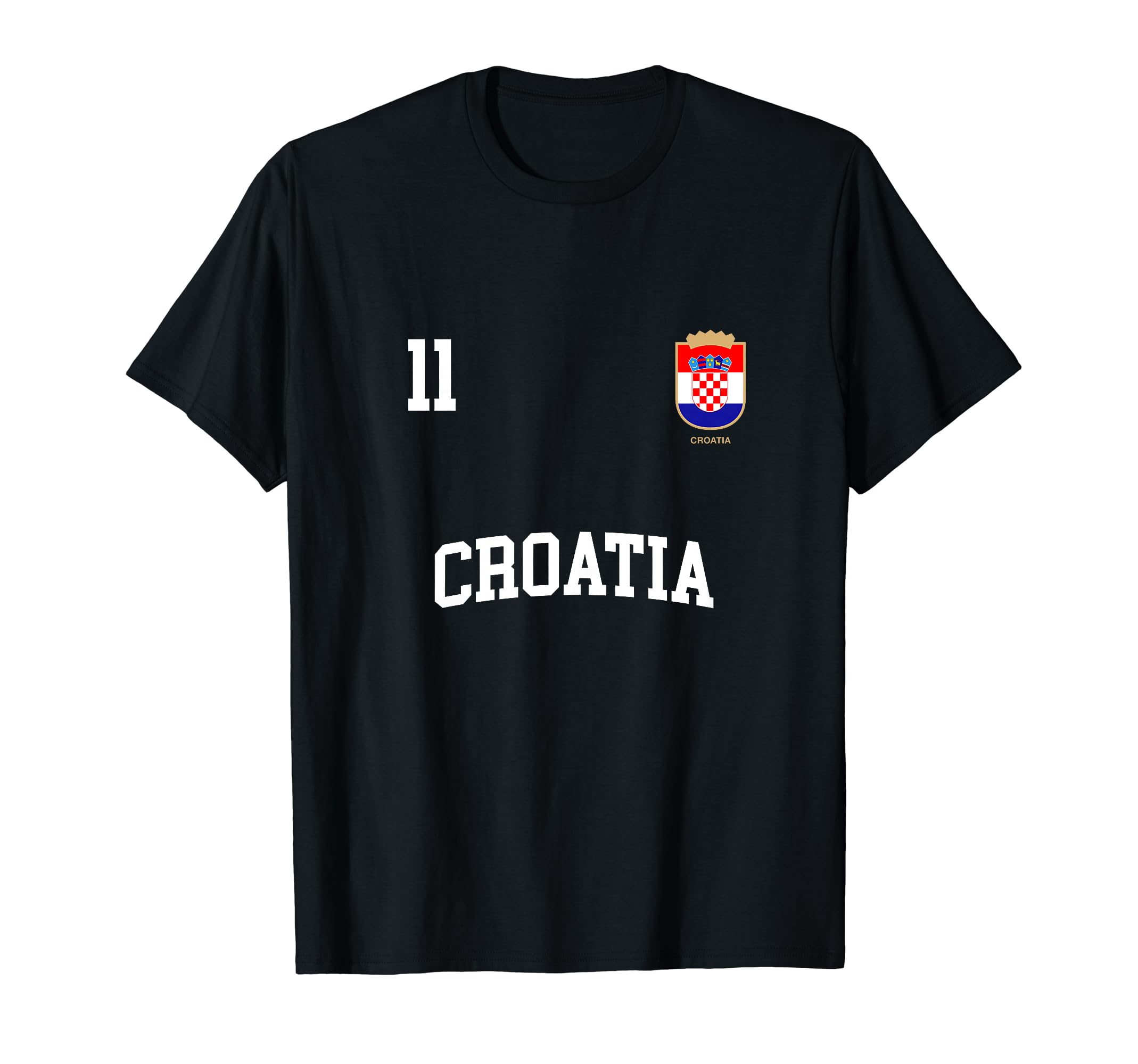 Croatia Team Sports Number 11 Soccer T-Shirt - Unique Graphic Unisex - T-Shirt, Sweatshirt, Hoodie