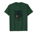 Dads Home Court Advantage Basketball T-Shirt - Minimalist Print Men Women - T-Shirt, Sweatshirt, Hoodie