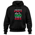 I Would Push You In Front Of Zombies To Save My Cat - Adult & Kids T-Shirts, Sweatshirts & Hoodies apparel design preview 1