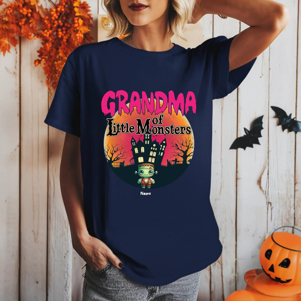 Personalized Grandma Little Monsters Custom Names - Adult & Kids T-Shirts, Sweatshirts & Hoodies apparel design preview 1