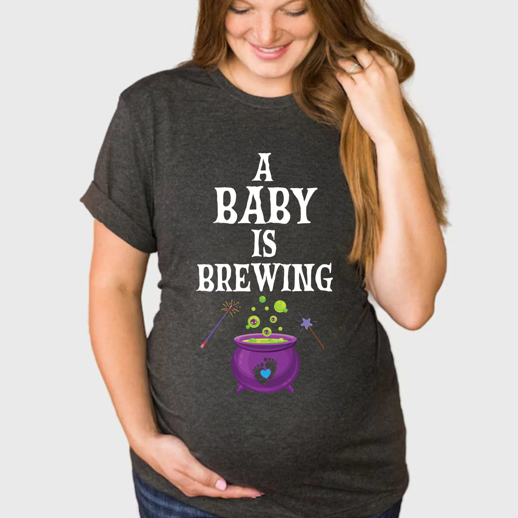 Personalized Baby Is Brewing Custom Gender Reveal - Adult & Kids T-Shirts, Sweatshirts & Hoodies apparel design preview 1