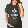 Personalized Baby Is Brewing Custom Gender Reveal - Adult & Kids T-Shirts, Sweatshirts & Hoodies apparel design preview 1