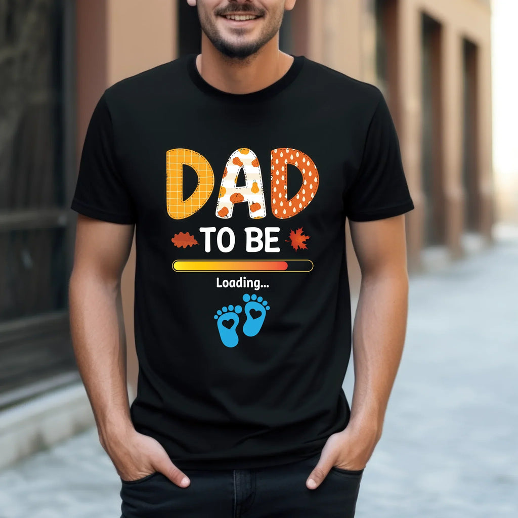 Personalized "Dad Be" Loading Custom Baby Gender - Adult & Kids T-Shirts, Sweatshirts & Hoodies apparel design preview 1