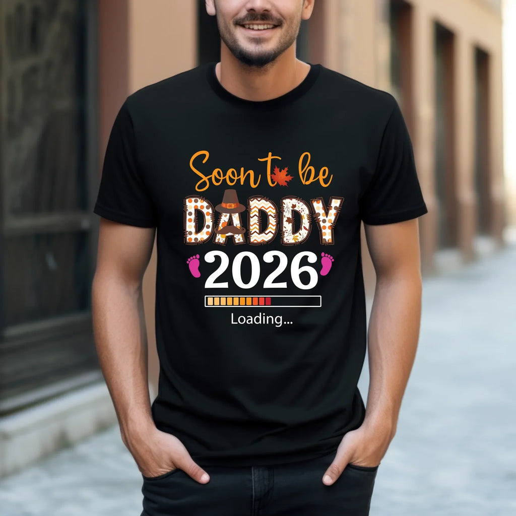 Personalized "Soon Be Daddy 2026" Custom Baby Gender - Adult & Kids T-Shirts, Sweatshirts & Hoodies apparel design preview 1