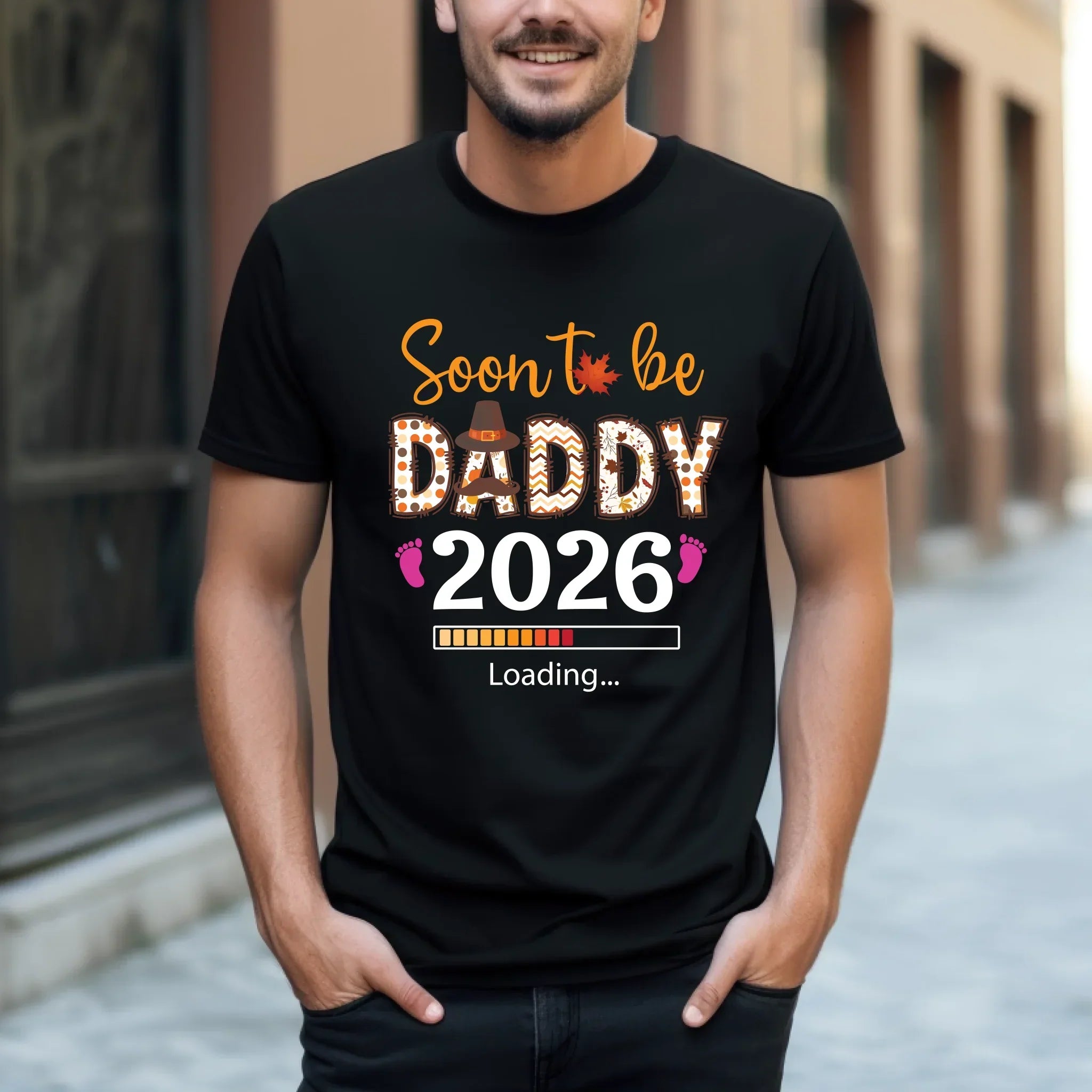 Personalized "Soon Be Daddy 2026" Custom Baby Gender - Adult & Kids T-Shirts, Sweatshirts & Hoodies apparel design preview 1