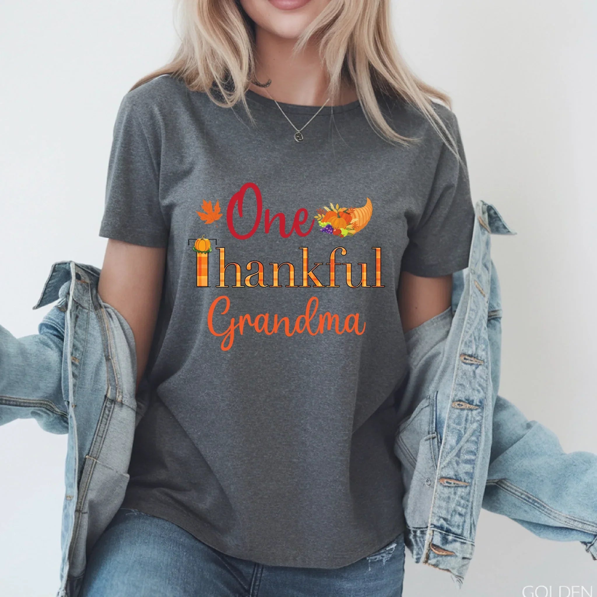One Thankful Family Fall Thanksgiving - Adult & Kids T-Shirts, Sweatshirts & Hoodies apparel design preview 1