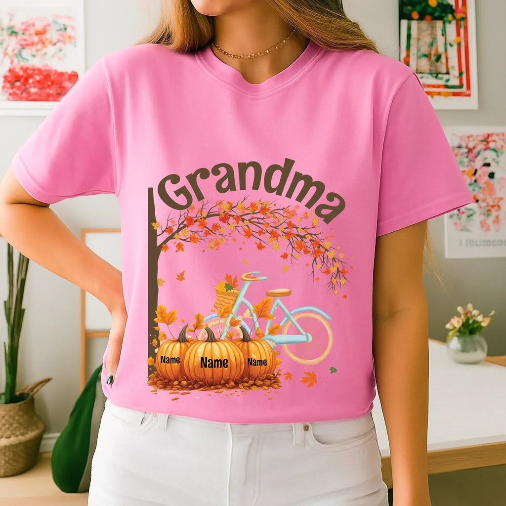 Personalized Thanksgiving Grandma Custom Grandkids' - Adult & Kids T-Shirts, Sweatshirts & Hoodies apparel design preview 1