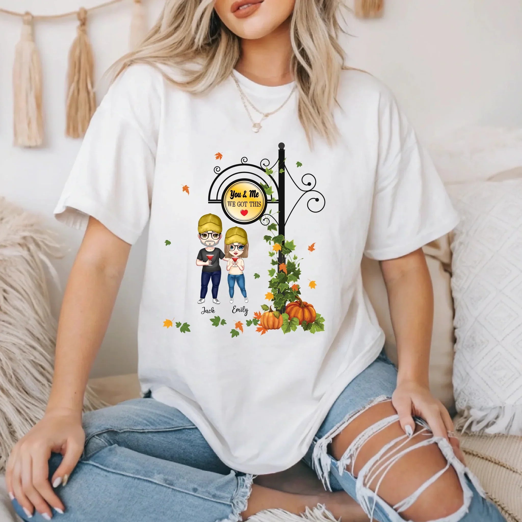 Personalized Couple You Me We Got This Custom Fall - Adult & Kids T-Shirts, Sweatshirts & Hoodies apparel design preview 1