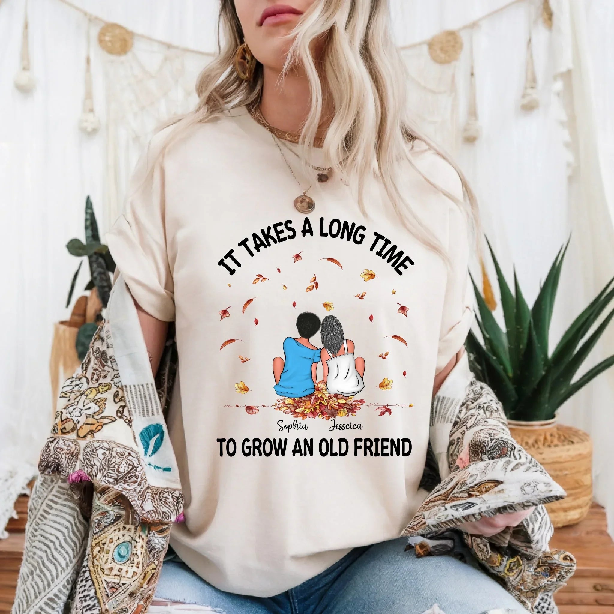 Personalized Best Friend Thanksgiving Takes Long Time - Adult & Kids T-Shirts, Sweatshirts & Hoodies apparel design preview 1