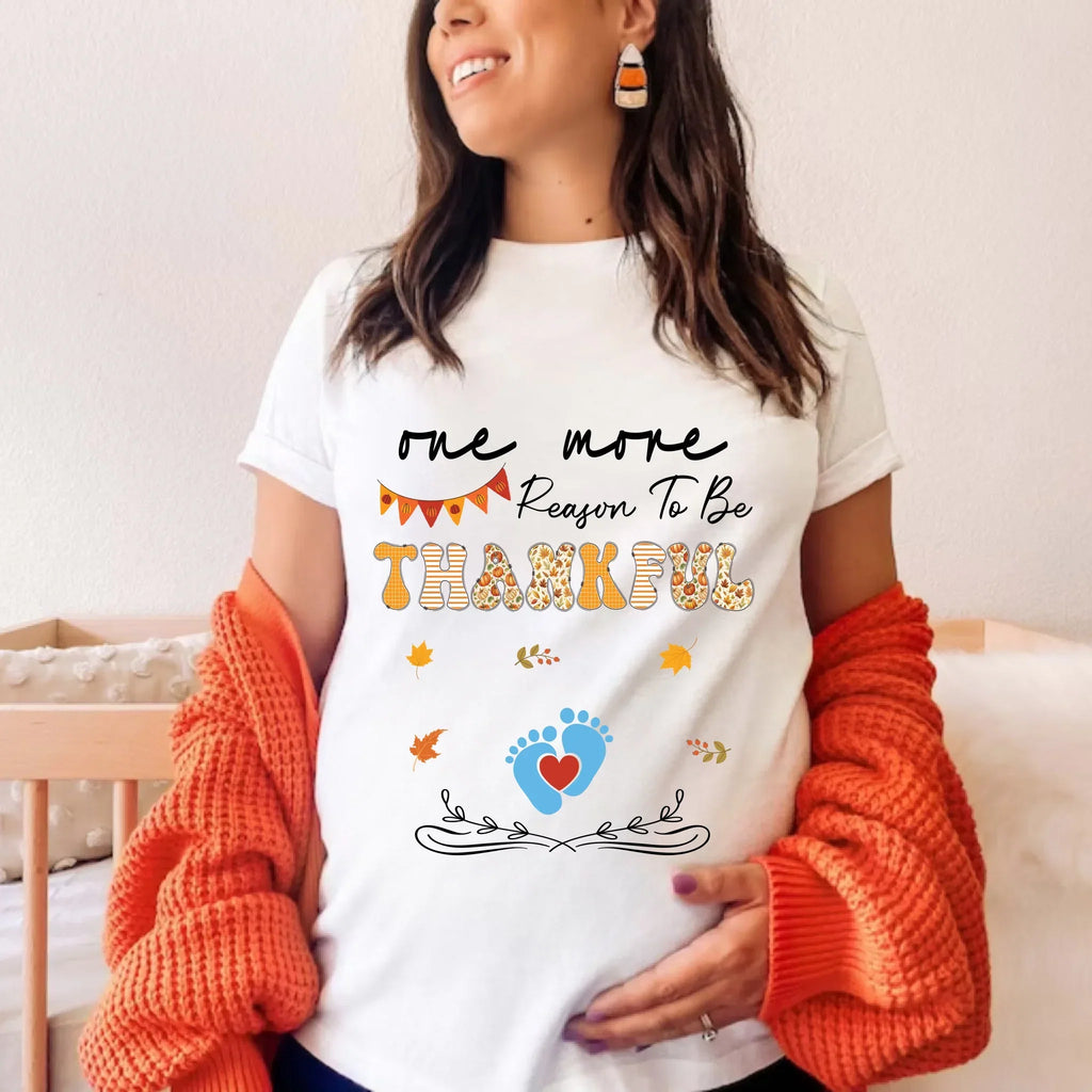 One More Reason Be Thankful Personalized Thanksgiving - Adult & Kids T-Shirts, Sweatshirts & Hoodies apparel design preview 1
