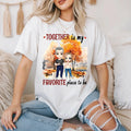 Personalized Couple Custom Names Characters "Together - Adult & Kids T-Shirts, Sweatshirts & Hoodies apparel design preview 1