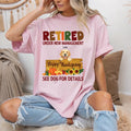 Personalized Retired Dog Lover Thanksgiving "See Dogs - Adult & Kids T-Shirts, Sweatshirts & Hoodies apparel design preview 1