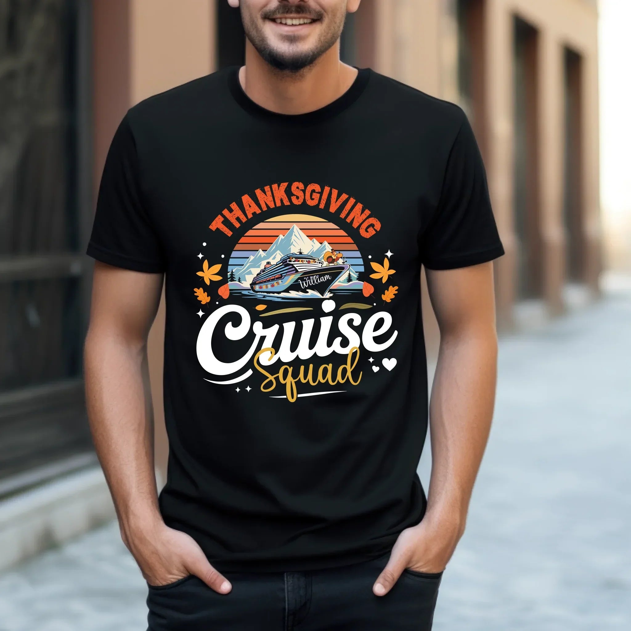Thanksgiving Cruise Squad Personalized Group Custom - Adult & Kids T-Shirts, Sweatshirts & Hoodies apparel design preview 1