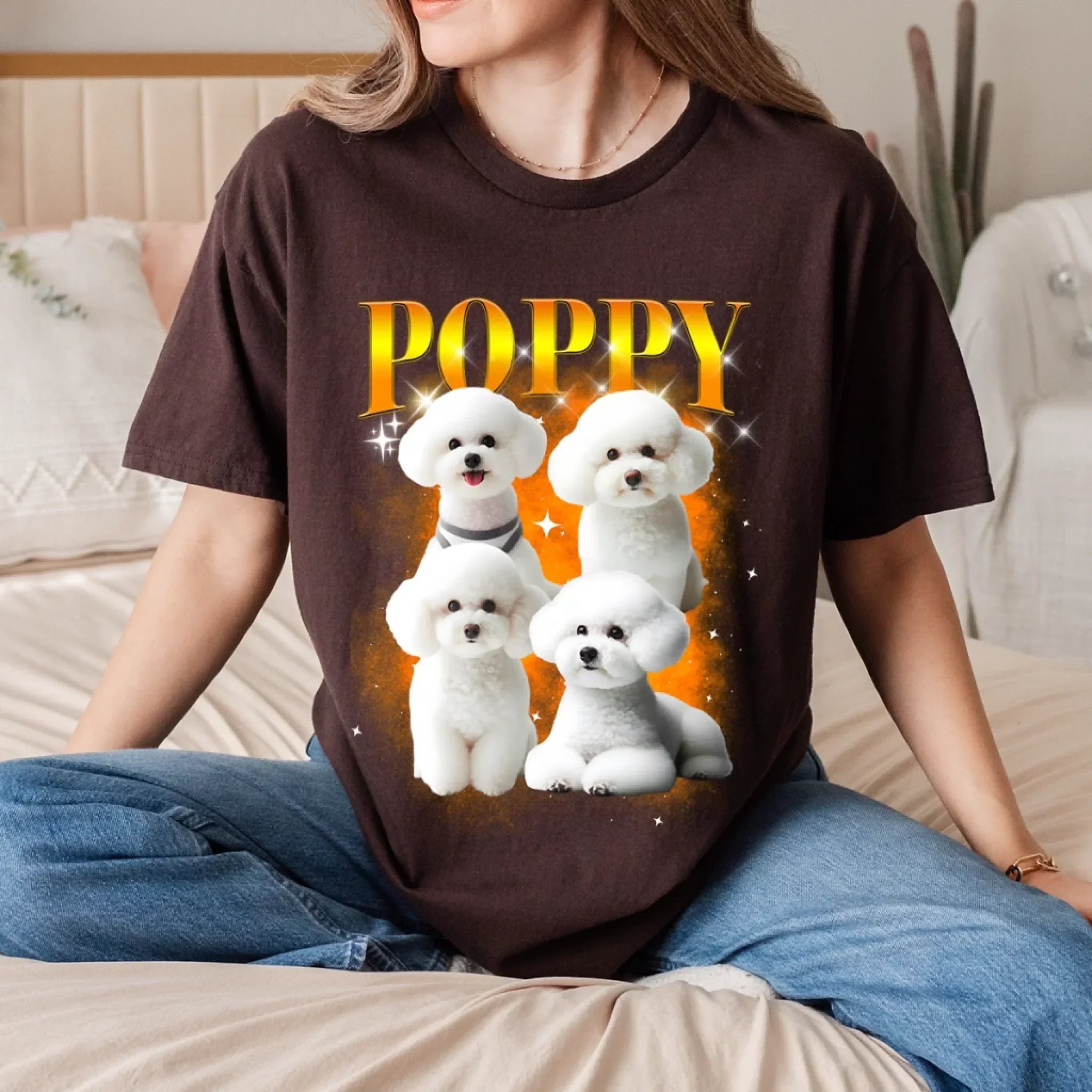 Custom Pet Photo Name Personalized Dog Cat - Adult & Kids T-Shirts, Sweatshirts & Hoodies apparel design preview 1