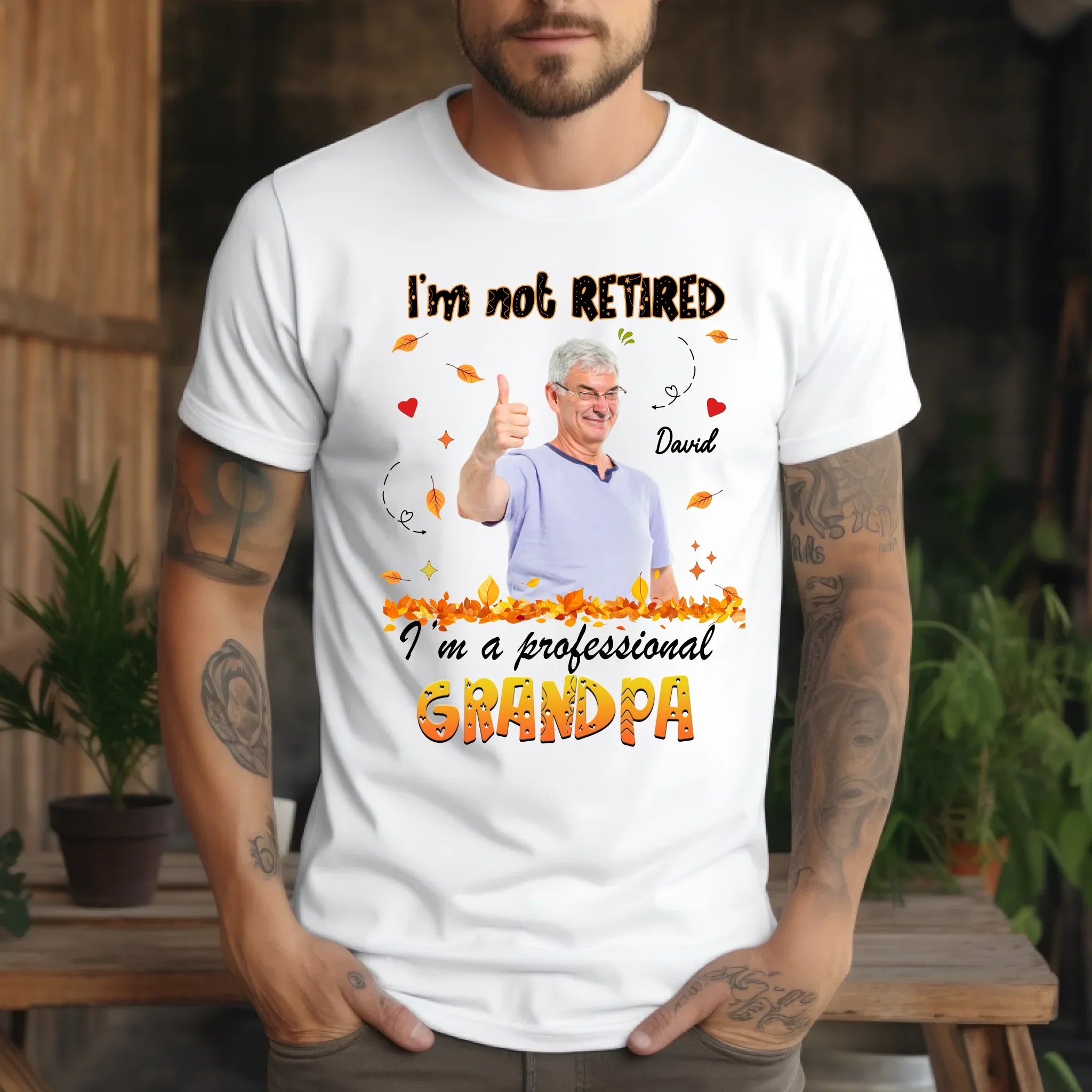 Personalized Thanksgiving "I'M Not Retired - Adult & Kids T-Shirts, Sweatshirts & Hoodies apparel design preview 1