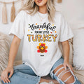 Thankful My Little Turkeys Personalized Family Names - Adult & Kids T-Shirts, Sweatshirts & Hoodies apparel design preview 1
