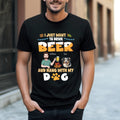 Personalized Beer Dog Custom Man Pet Names Funny - Adult & Kids T-Shirts, Sweatshirts & Hoodies apparel design preview 1