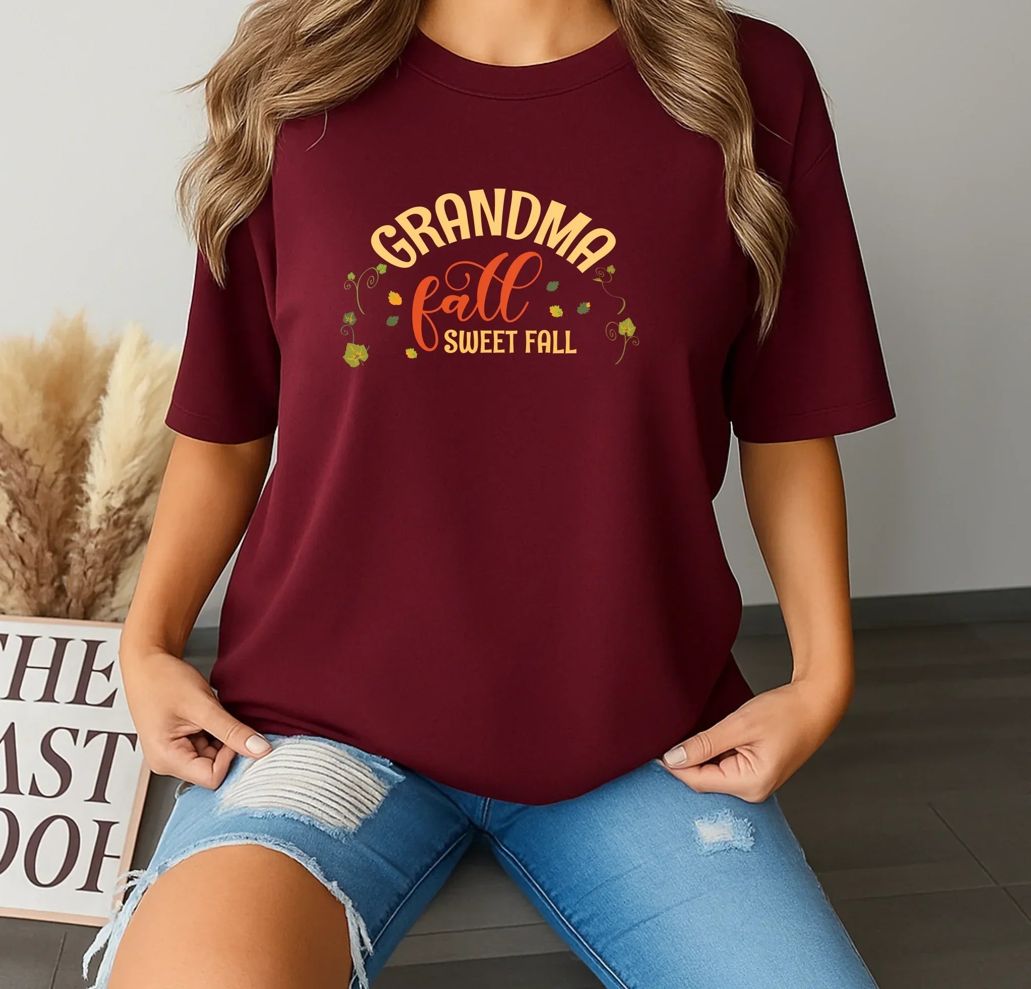 Personalized Mama Grandma Mimi Fall Custom Family - Adult & Kids T-Shirts, Sweatshirts & Hoodies apparel design preview 1