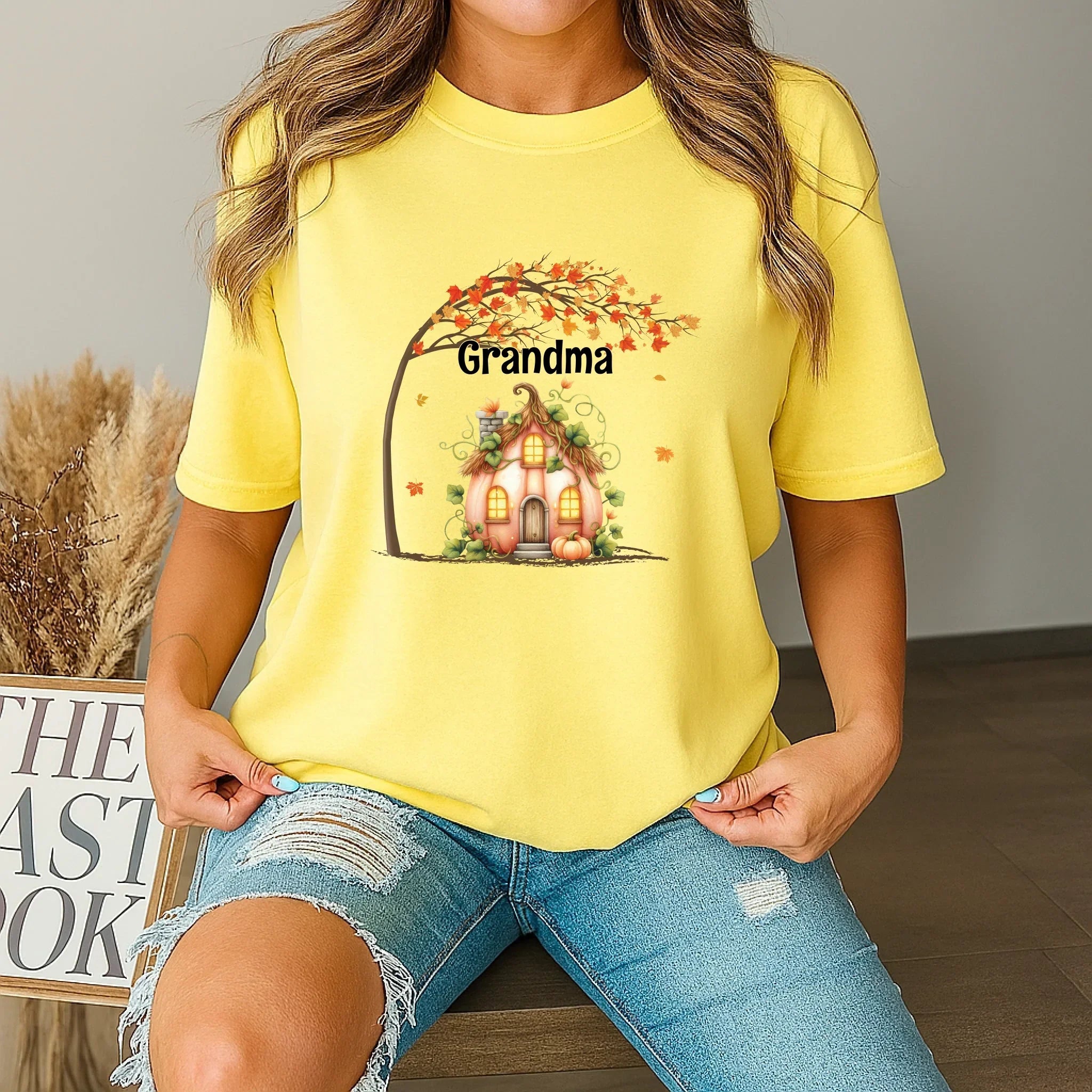 Personalized Pumpkin House Grandma Mommy Custom - Adult & Kids T-Shirts, Sweatshirts & Hoodies apparel design preview 1