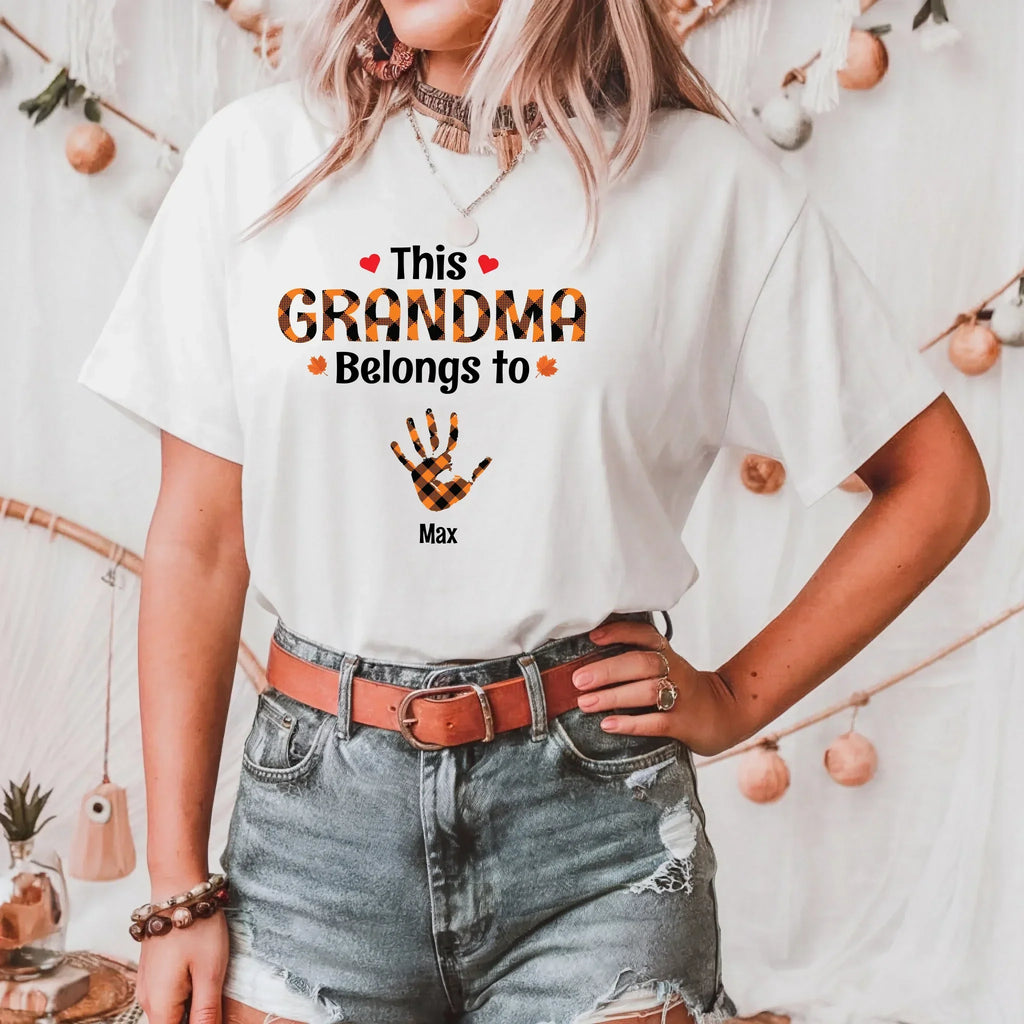 This Grandma Nana Belongs Personalized Grandkids - Adult & Kids T-Shirts, Sweatshirts & Hoodies apparel design preview 1