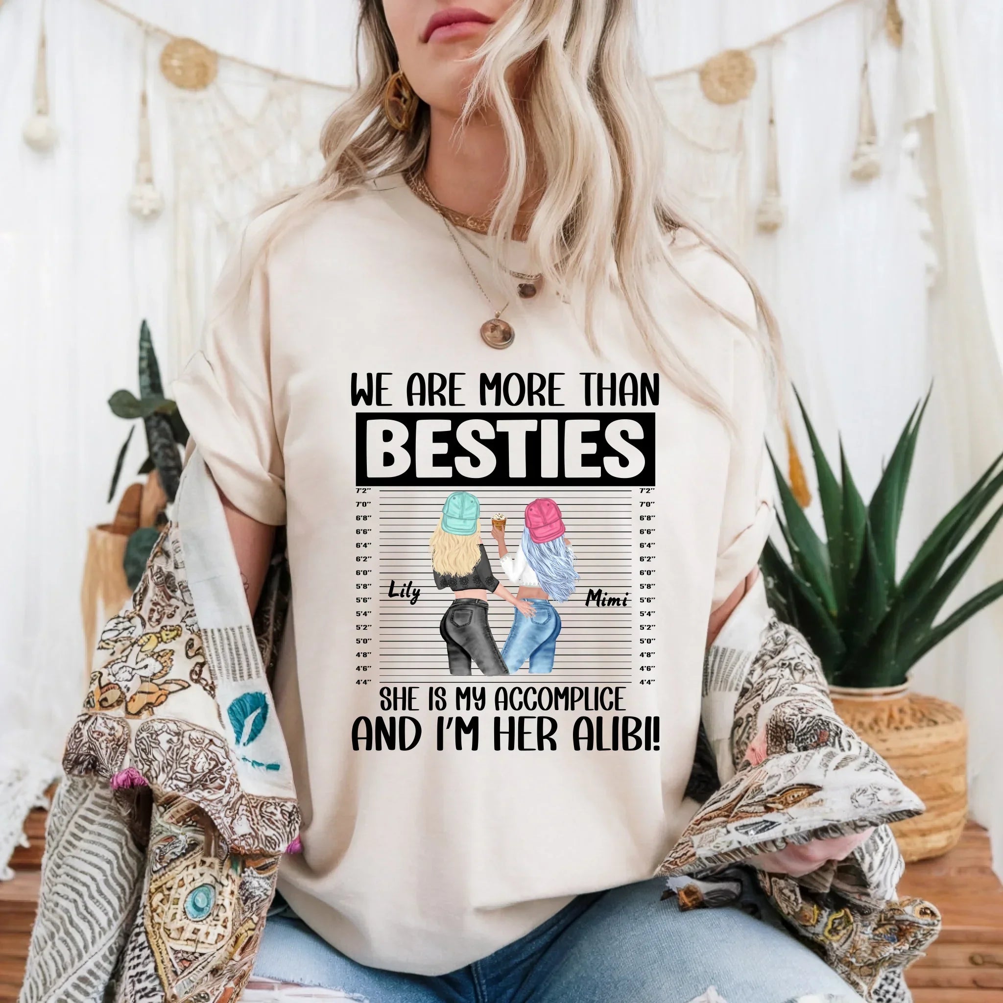 Personalized Best Friend We Are More Than Besties - Adult & Kids T-Shirts, Sweatshirts & Hoodies apparel design preview 1