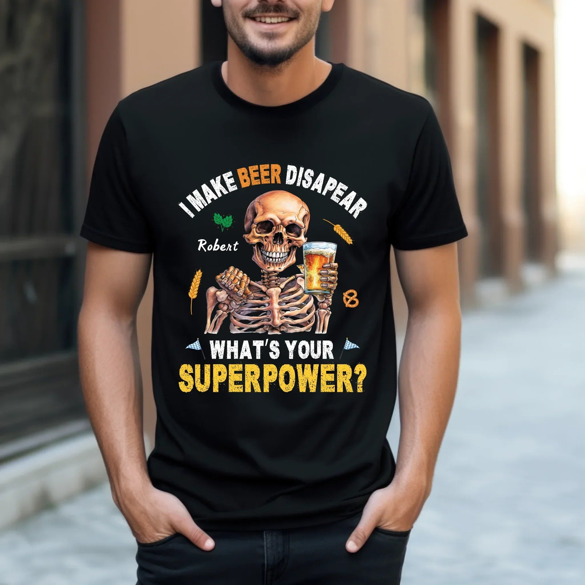 Personalized Beer Lover I Make Disappear What'S Your - Adult & Kids T-Shirts, Sweatshirts & Hoodies apparel design preview 1