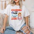 Personalized Grandma Grandpa "Is My Name Spoiling - Adult & Kids T-Shirts, Sweatshirts & Hoodies apparel design preview 1
