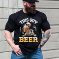 This Guy Needs Beer Funny Skeleton Lover Drinking - Adult & Kids T-Shirts, Sweatshirts & Hoodies apparel design preview 1