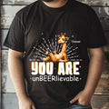 Personalized You Are UnBEERlievable Giraffe Beer - Adult & Kids T-Shirts, Sweatshirts & Hoodies apparel design preview 1